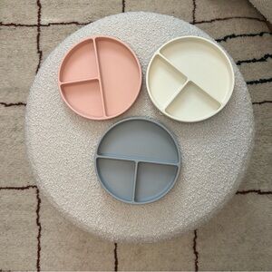 Mushie - Silicone Suction Plates (Set of 3)